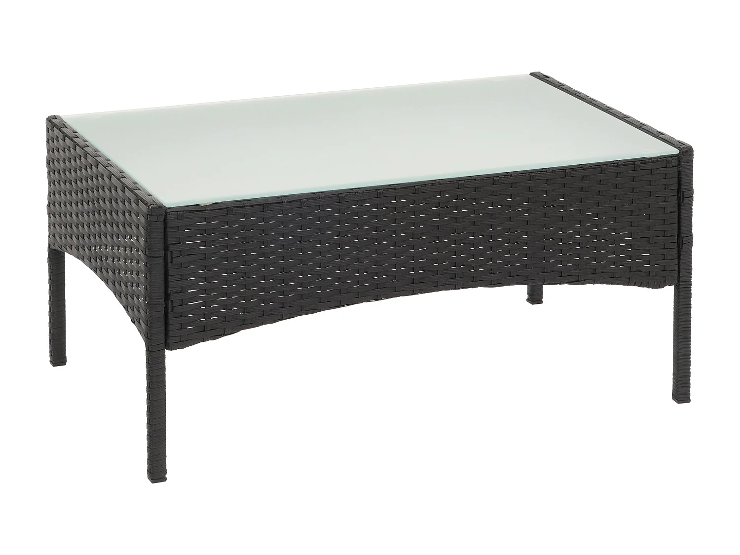 Poly-Rattan Gartentisch Hamar, Anthrazit