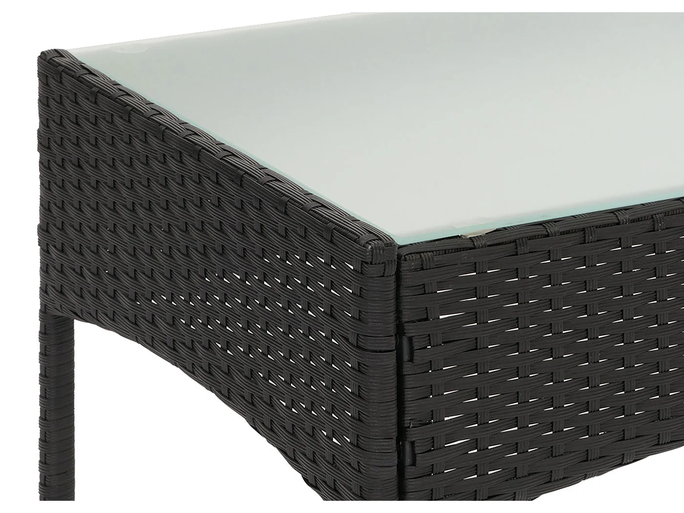 Poly-Rattan Gartentisch Hamar, Anthrazit