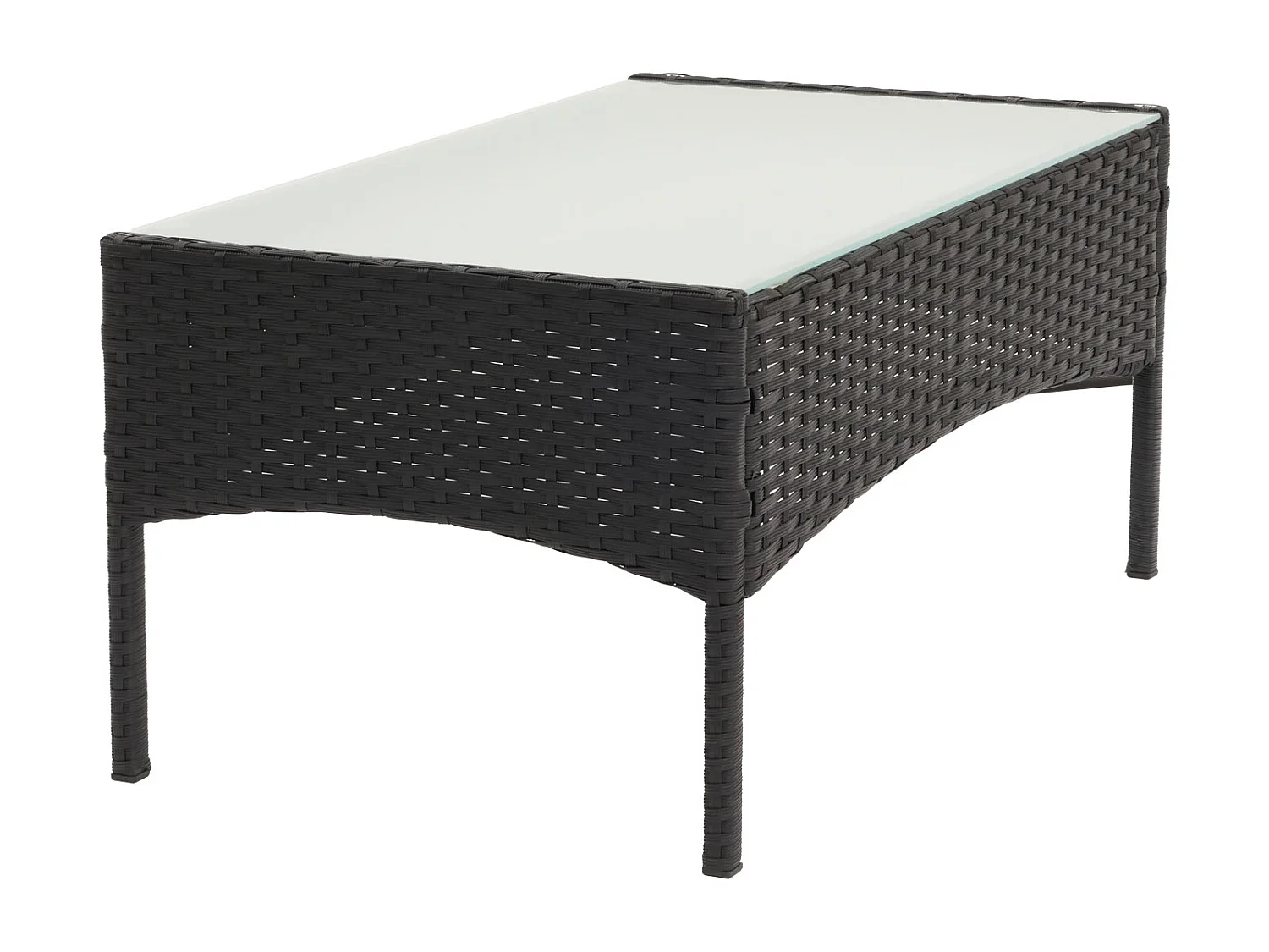 Poly-Rattan Gartentisch Hamar, Anthrazit