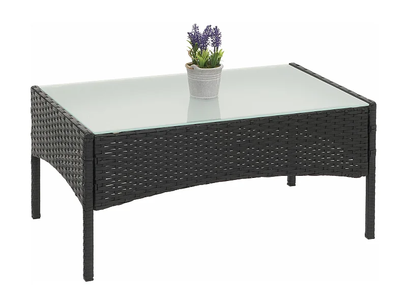 Poly-Rattan Gartentisch Hamar, Anthrazit