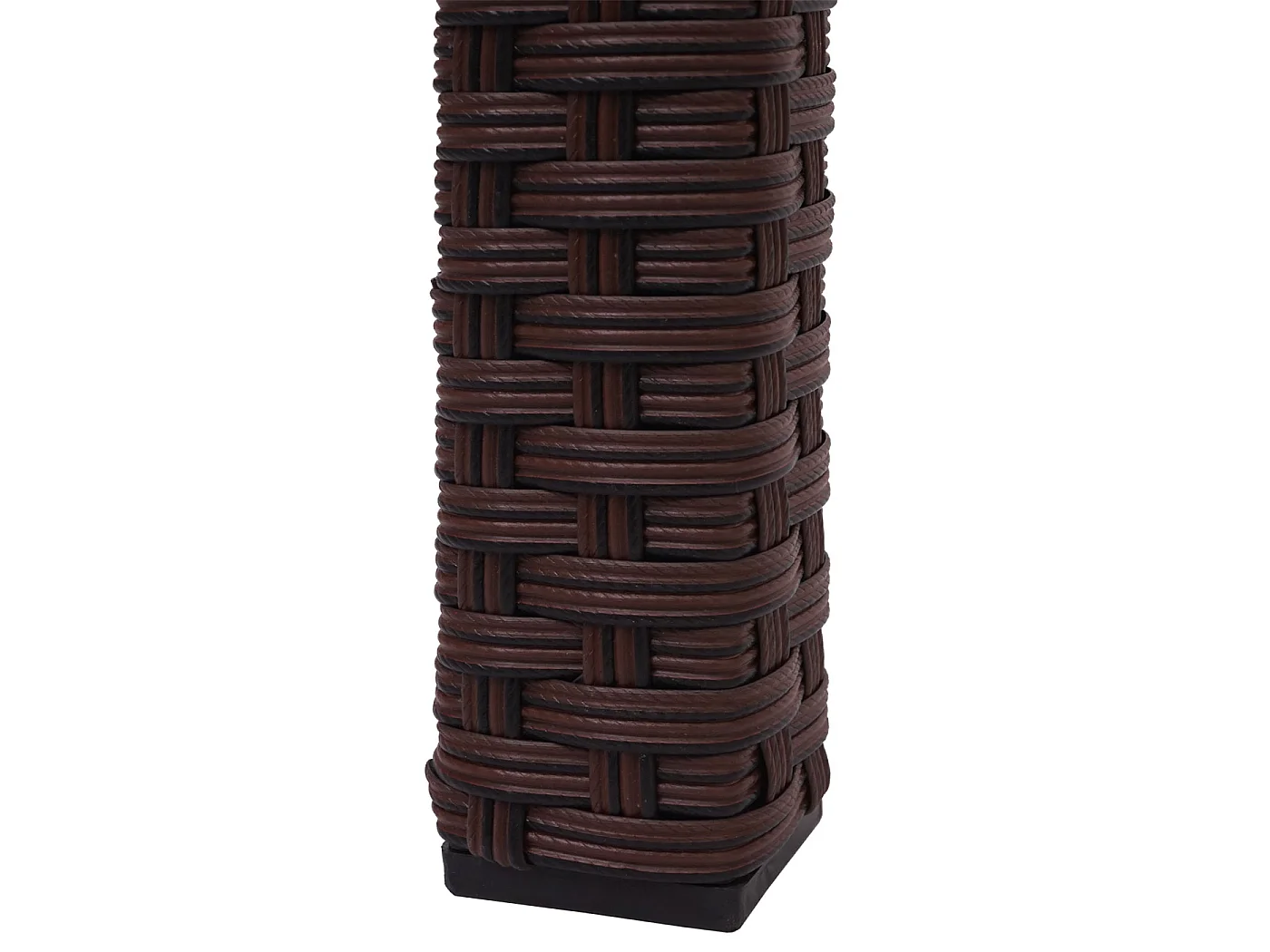 Poly-rattan tafel MCW-G19,  bruin