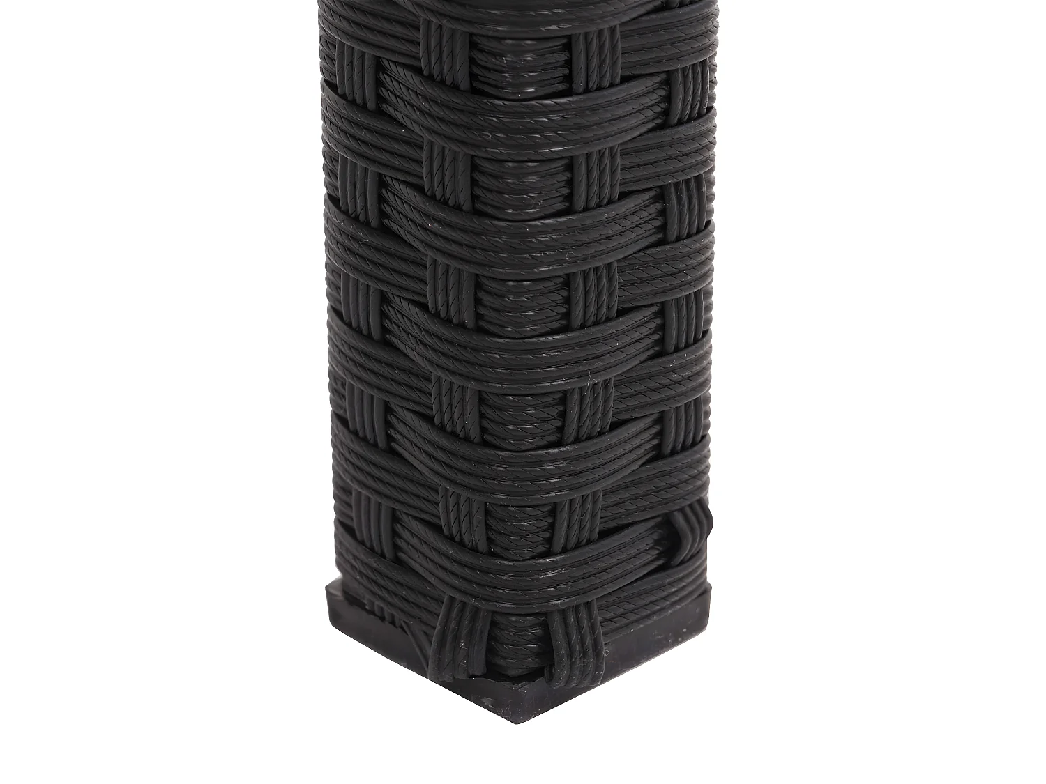 Polyrotan tafel MCW-G19,  zwart