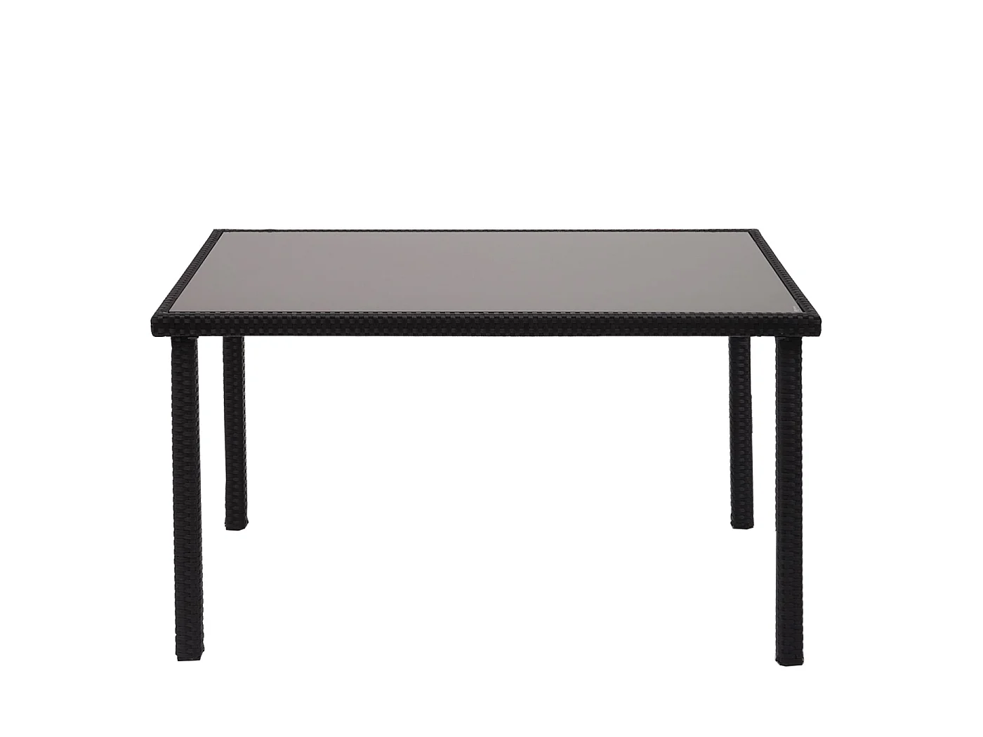 Stolik z polirattanu MCW-G19,  Czarny