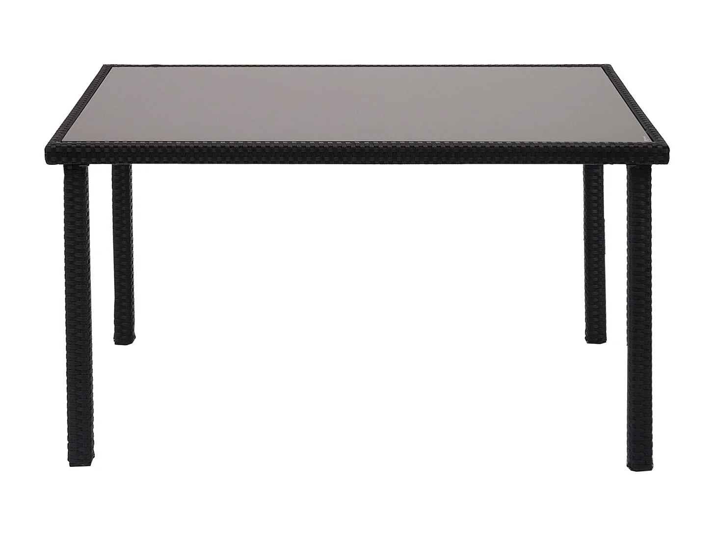 Stolik z polirattanu MCW-G19,  Czarny