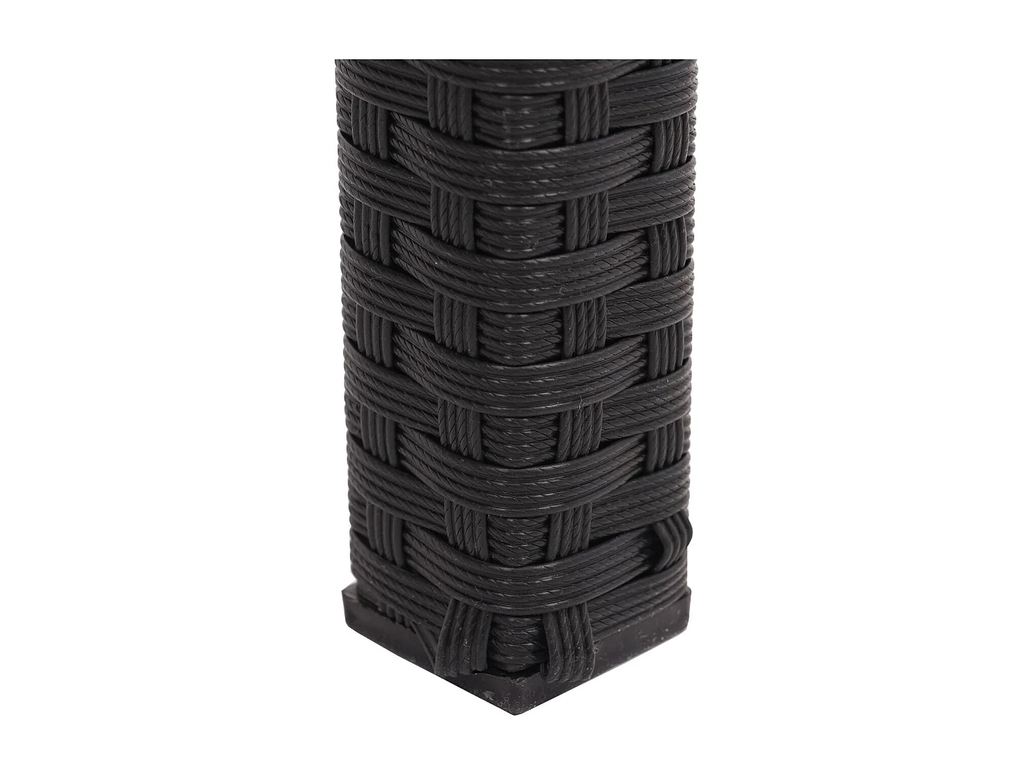 Stolik z polirattanu MCW-G19,  Czarny