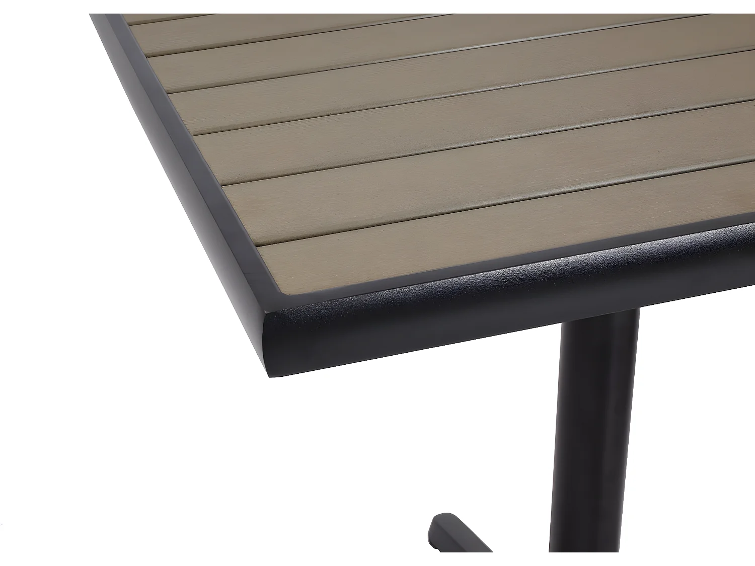 Tuintafel MCW-J95,  zwart, grijs