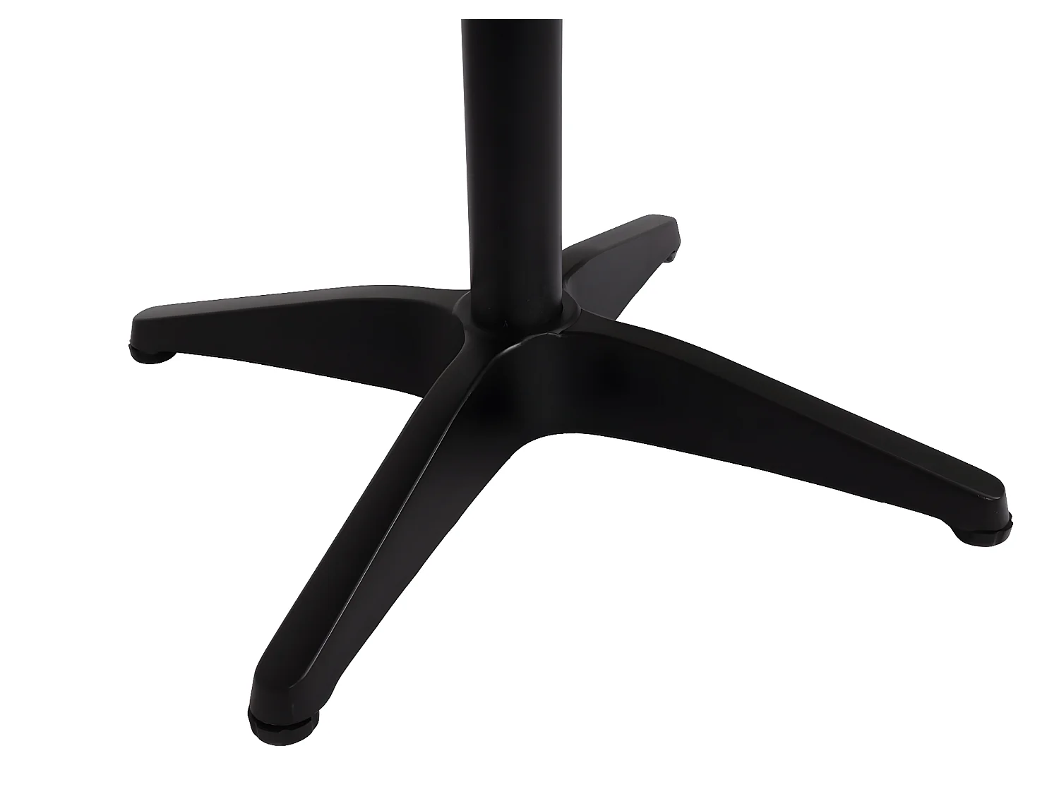 Mesa de jardín MCW-J95,  negro, marrón oscuro