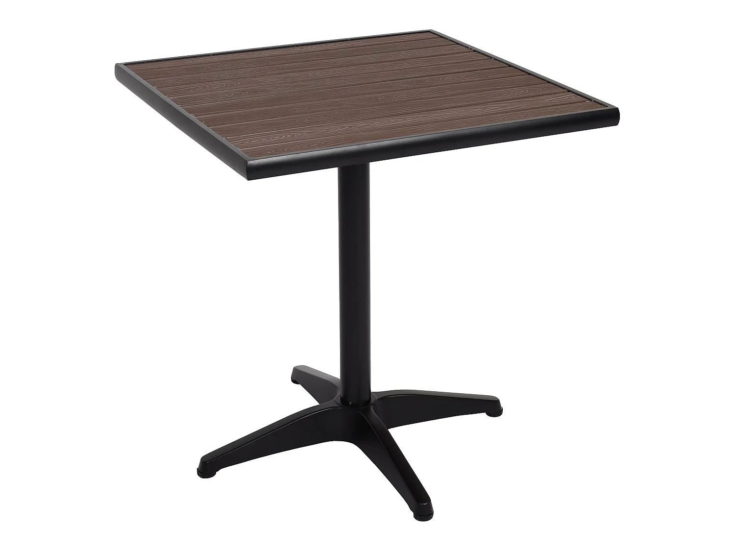 Tuintafel MCW-J95,  zwart, donkerbruin