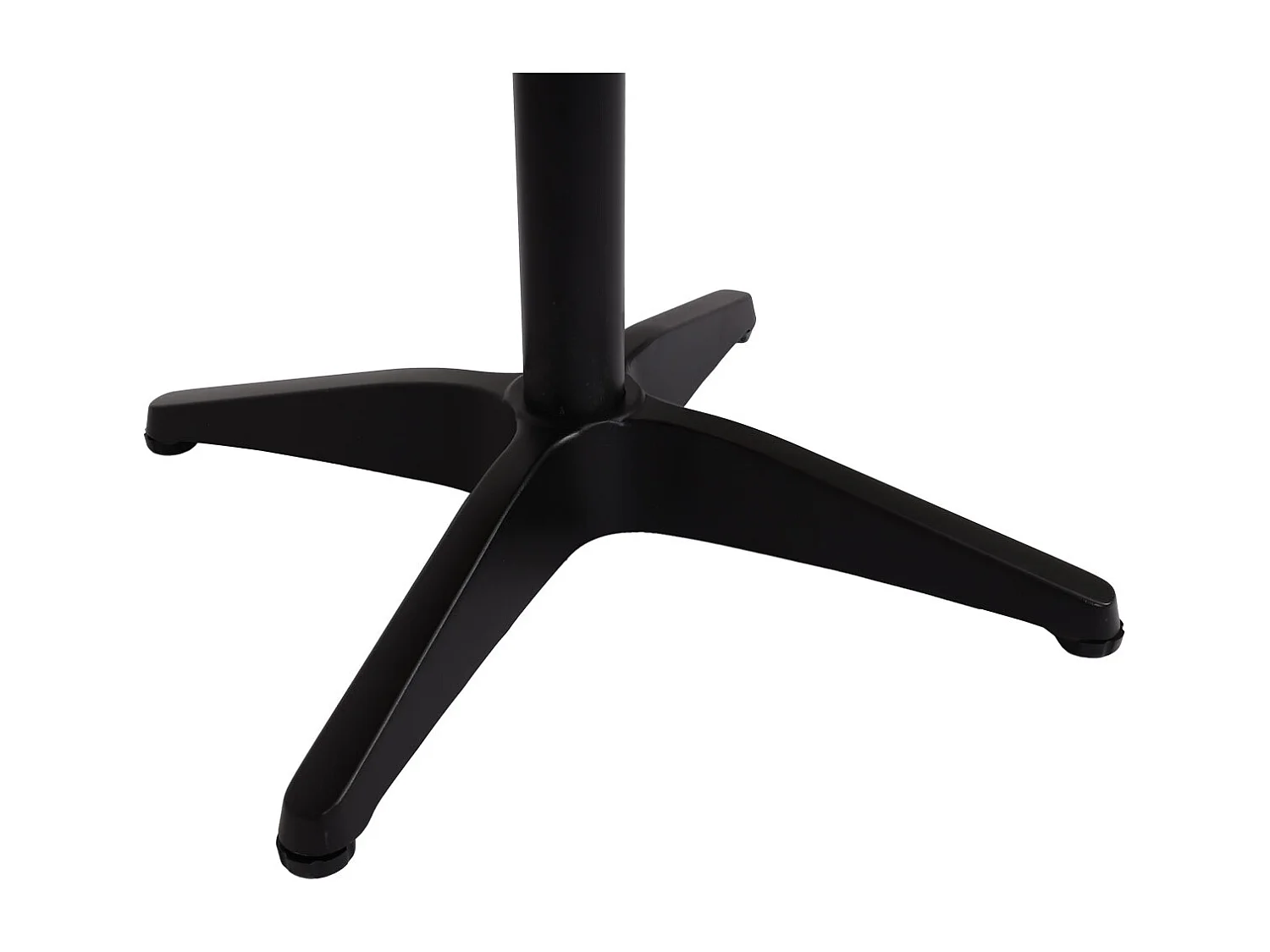 Table de jardin MCW-J95,  noir, marron-foncé