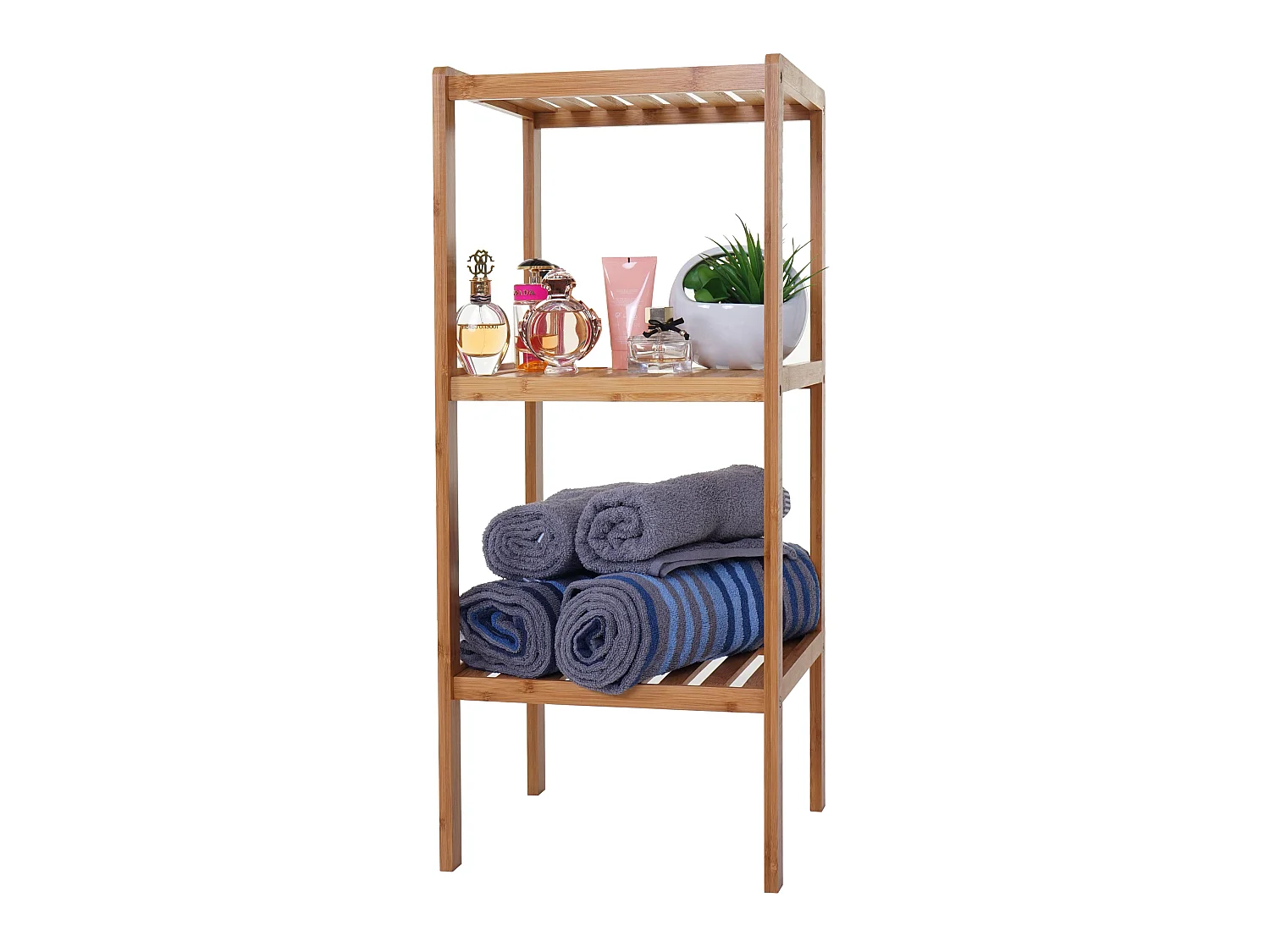 Étagère de salle de bain MCW-B18,  80x34x33cm