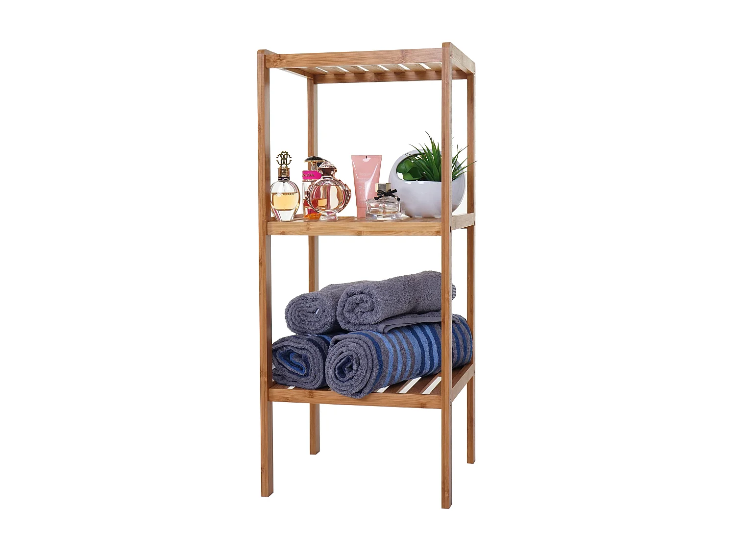 Étagère de salle de bain MCW-B18,  80x34x33cm
