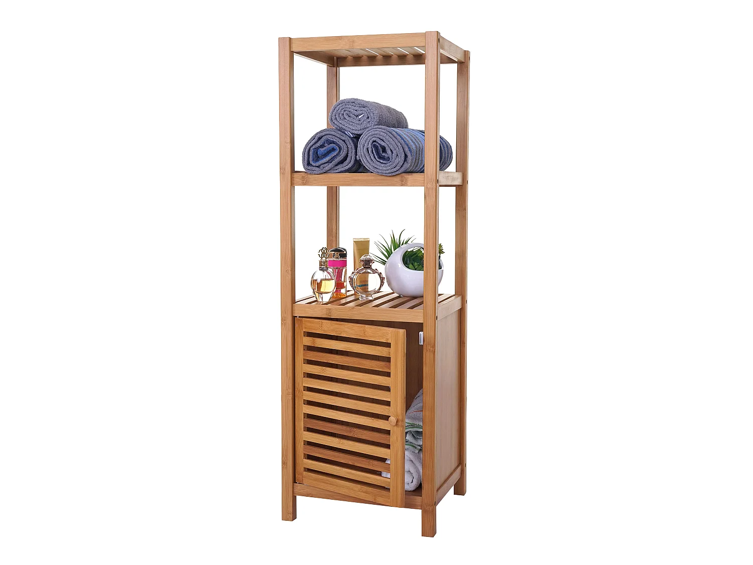 Étagère de salle de bain MCW-B18,  110x36x34 cm