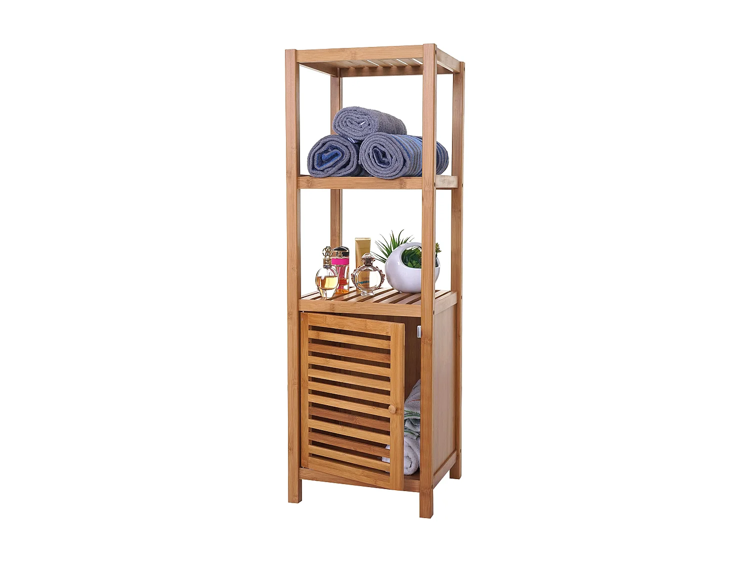 Étagère de salle de bain MCW-B18,  110x36x34 cm