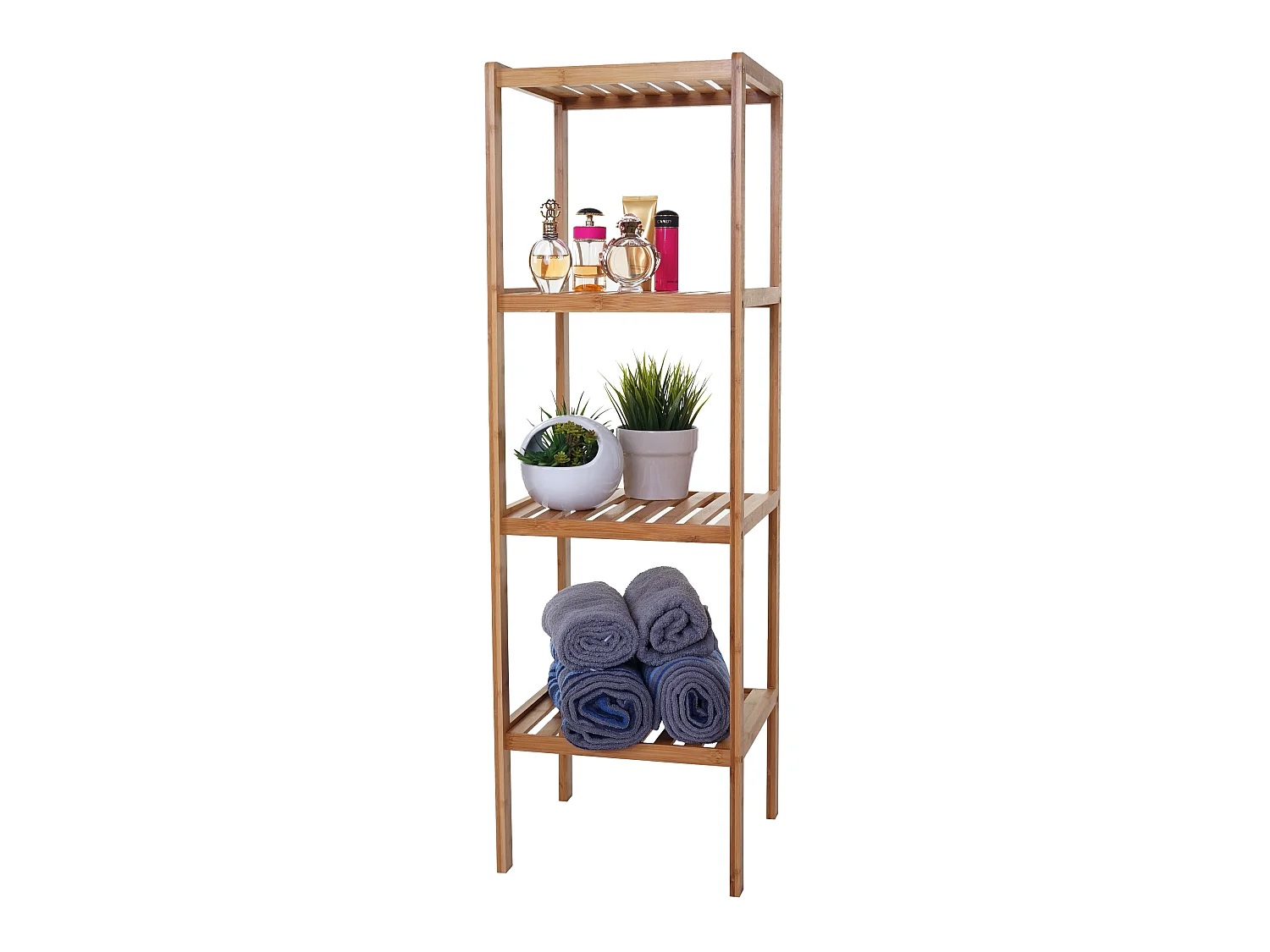 Étagère de salle de bain MCW-B18,  110x34x33cm