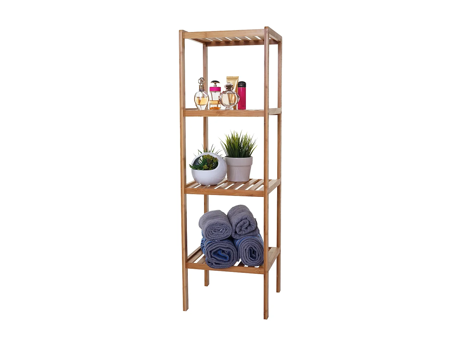 Étagère de salle de bain MCW-B18,  110x34x33cm