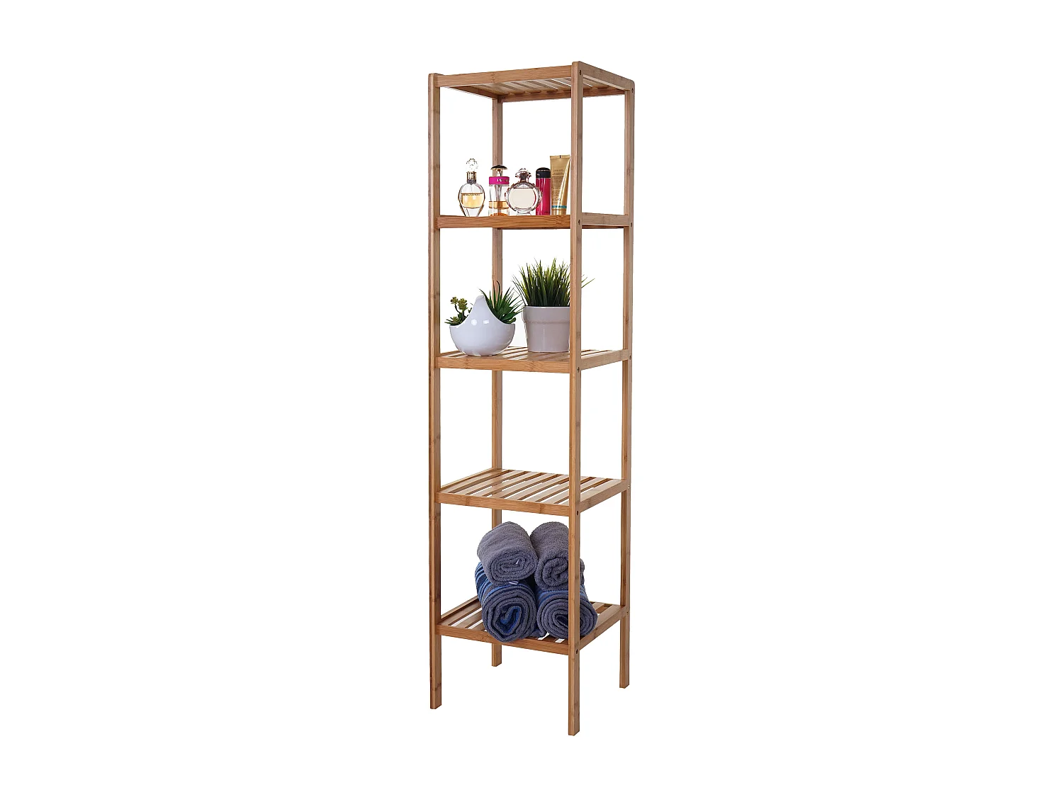Étagère de salle de bain MCW-B18,  140x34x33cm