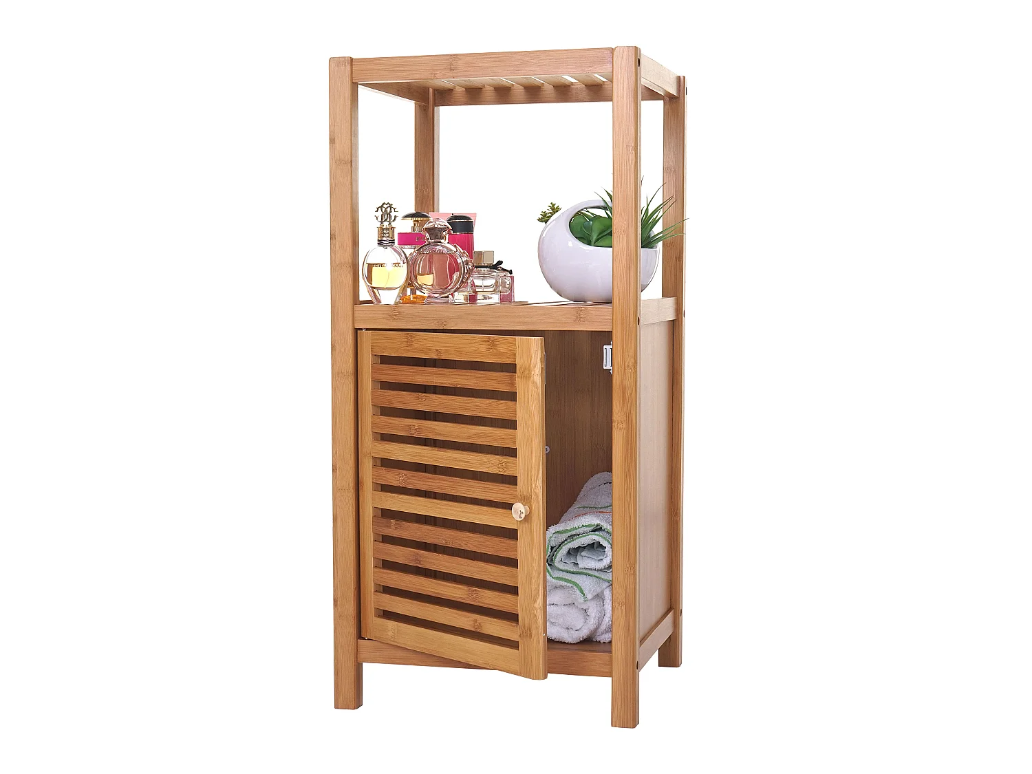 Étagère de salle de bain MCW-B18,  80x36x34cm