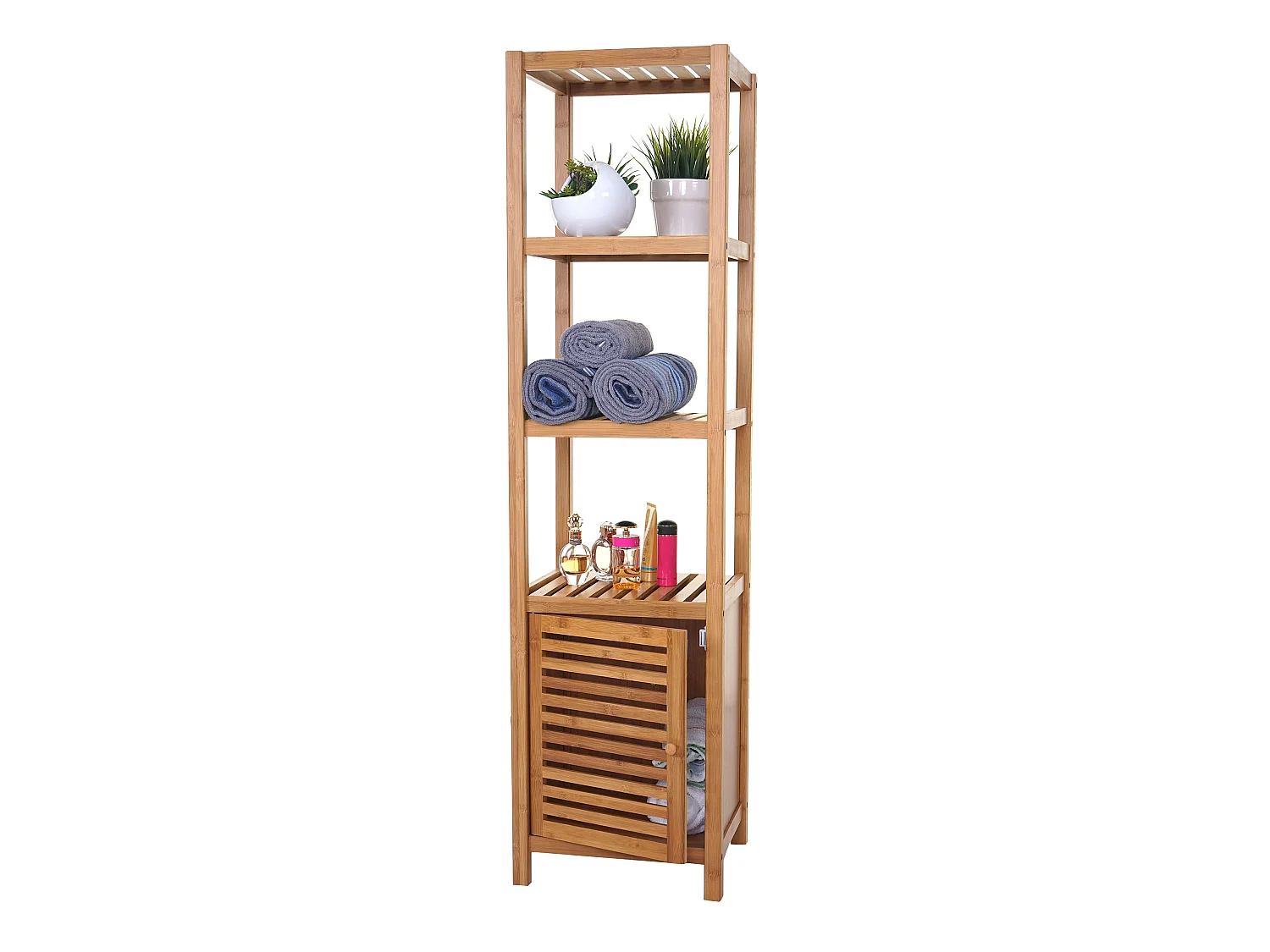 Étagère de salle de bain MCW-B18,  140x36x34cm