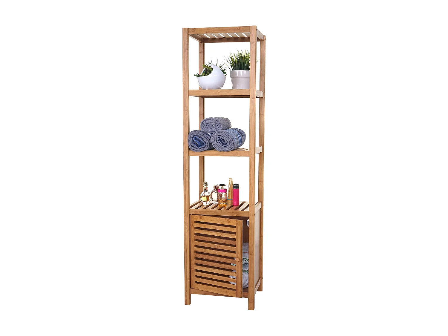 Étagère de salle de bain MCW-B18,  140x36x34cm