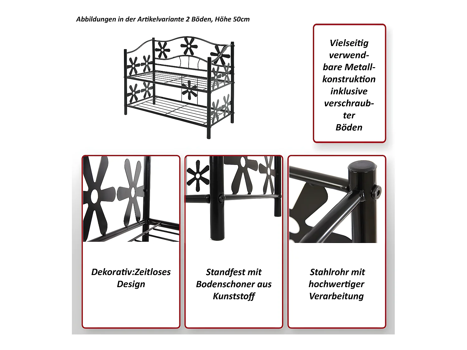 Schoenenrek Bern,  5 planken, hoogte 112cm
