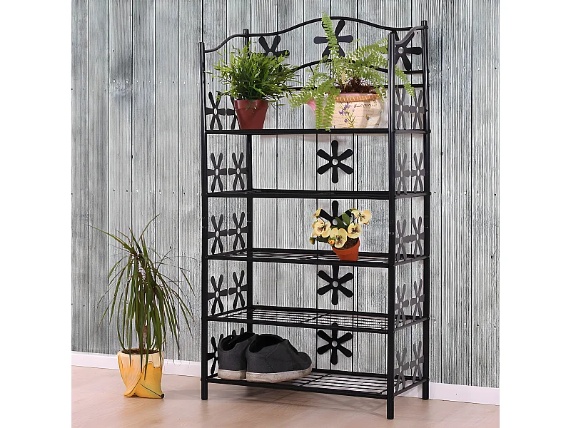 Étagère à chaussures Bern,  5 tablettes, H=112cm