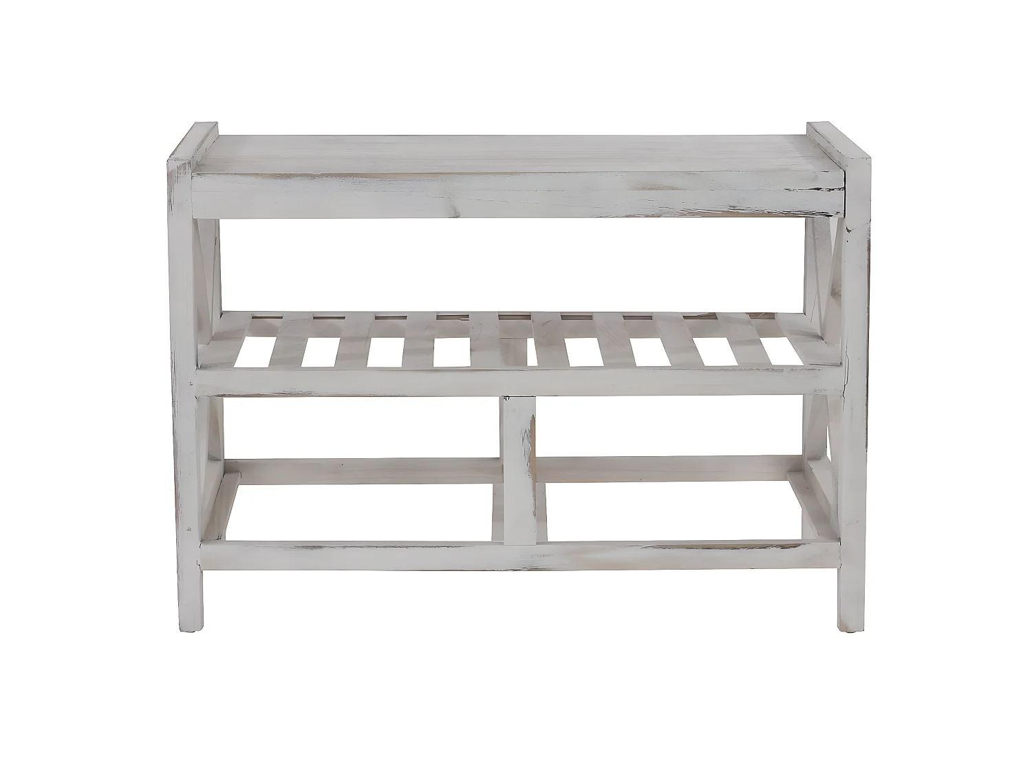 Schoenenrek MCW-C48 Bankje,  wit