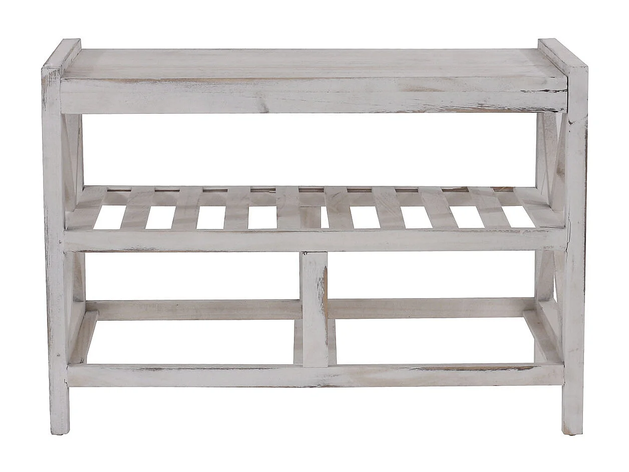 Schoenenrek MCW-C48 Bankje,  wit