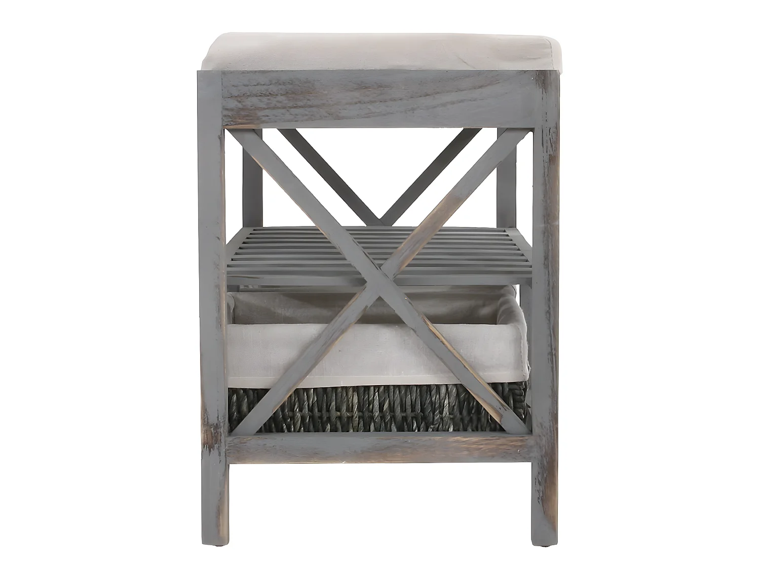 Étagère à chaussures MCW-C48 Banc,  gris