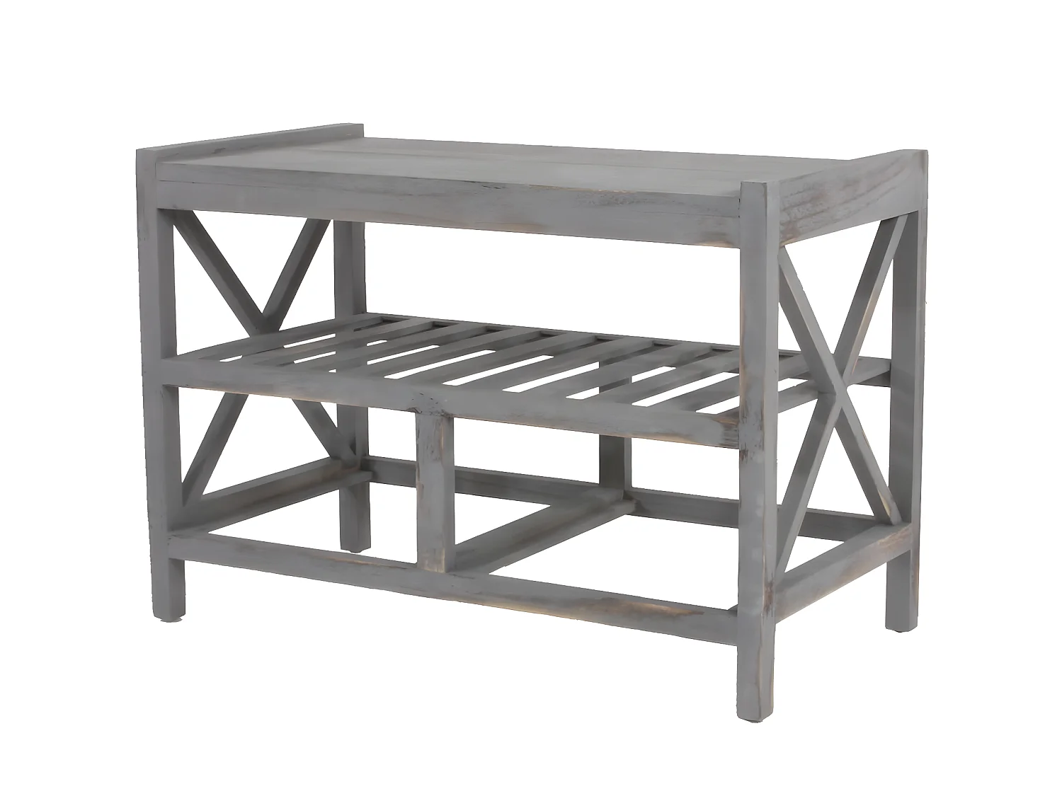 Étagère à chaussures MCW-C48 Banc,  gris