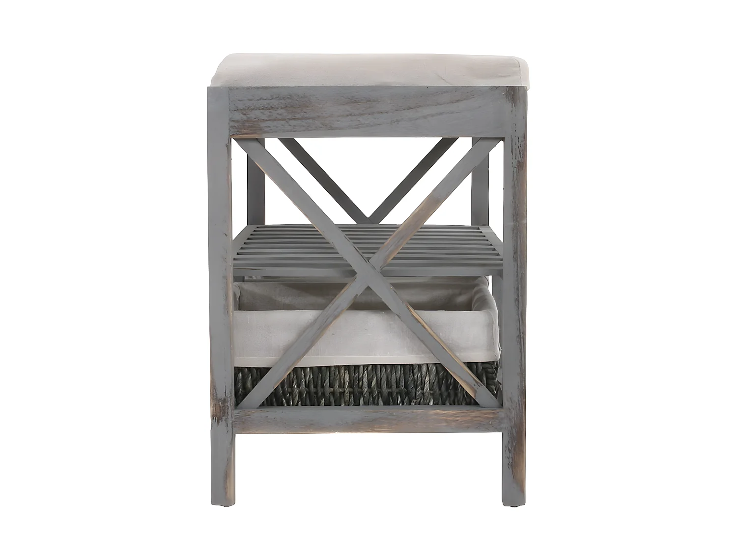 Schoenenrek MCW-C48 zitbank,  grijs