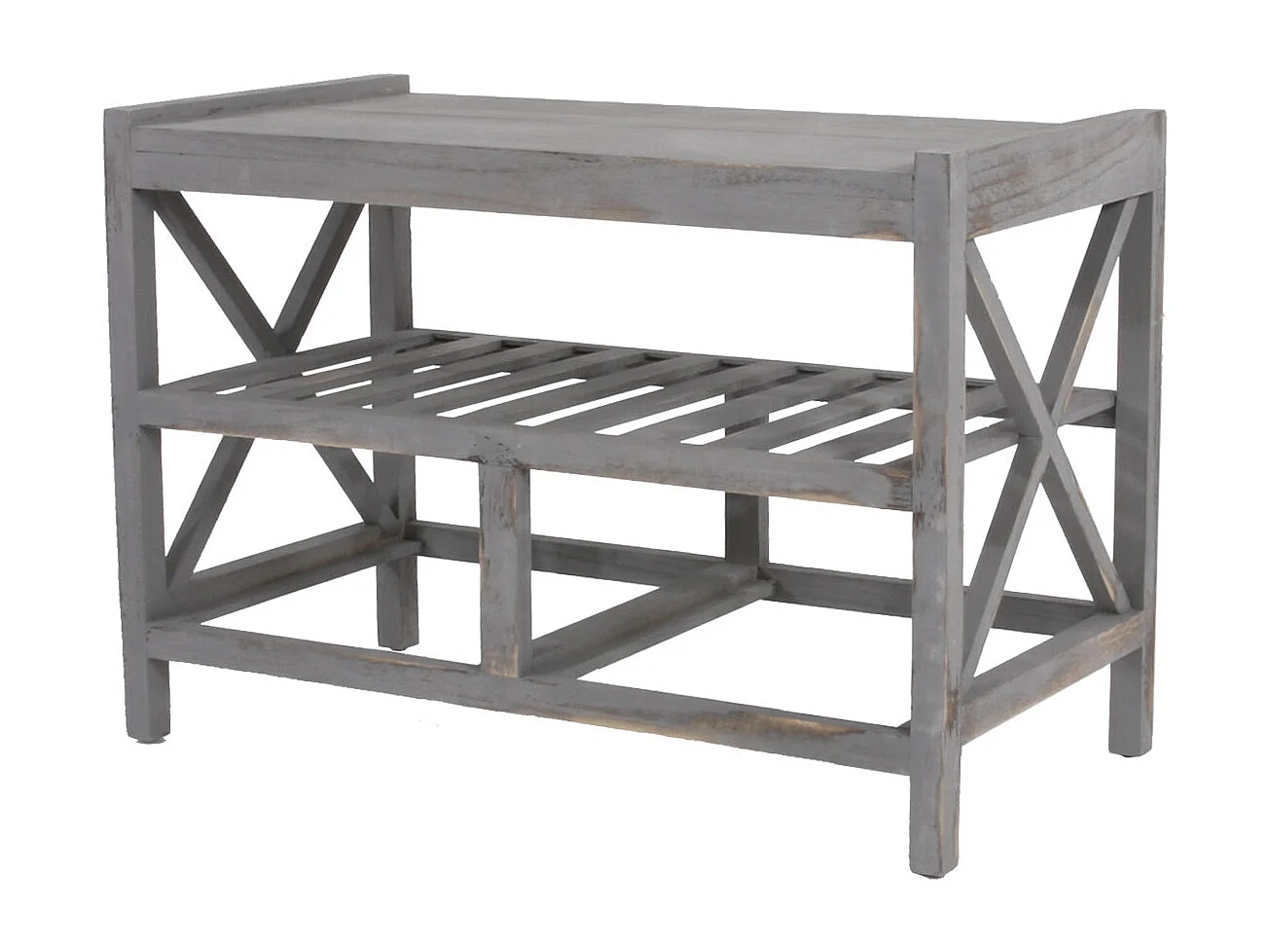 Étagère à chaussures MCW-C48 Banc,  gris