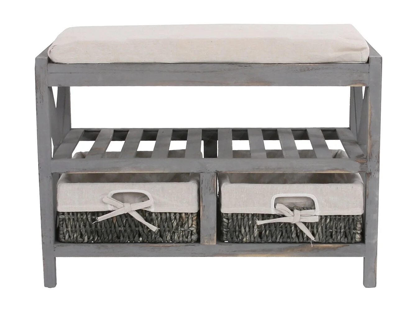 Étagère à chaussures MCW-C48 Banc,  gris