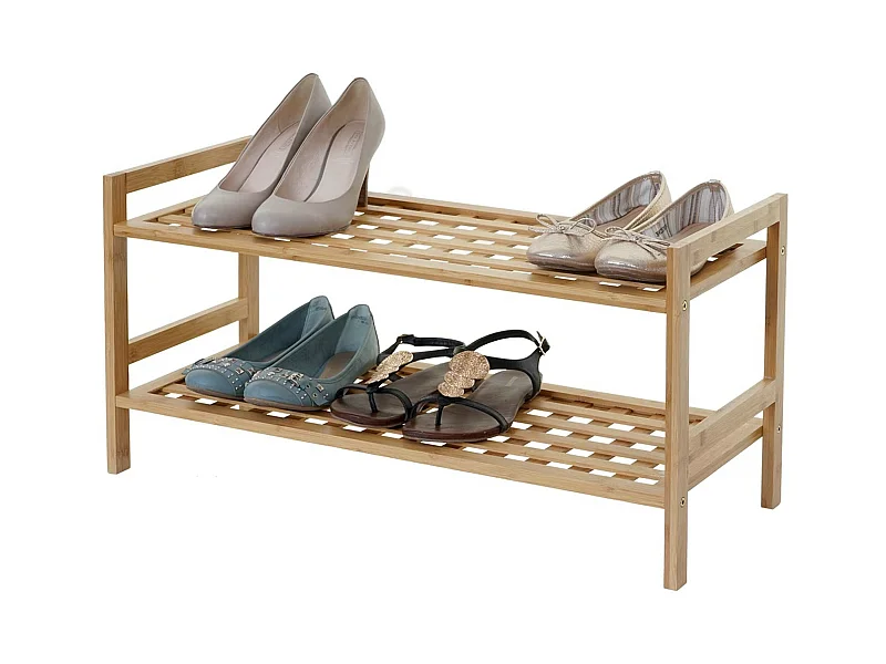 Étagère à chaussures MCW-B53,  2 étagères, extensible
