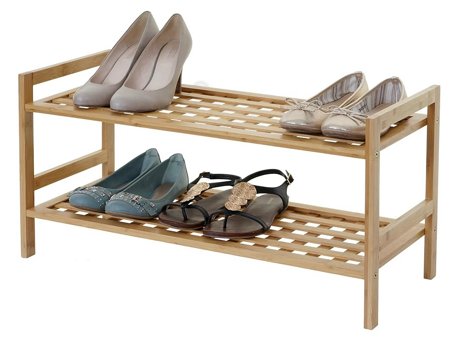 Étagère à chaussures MCW-B53,  2 étagères, extensible