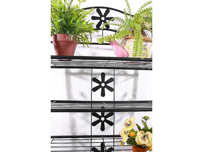 Półka na buty Bern,  4 półki, wysokość 90 cm