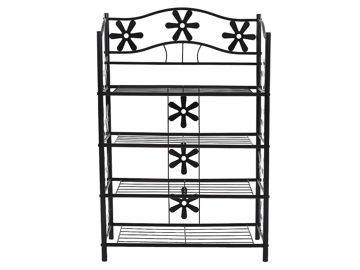Schoenenrek Bern,  4 planken, hoogte 90 cm