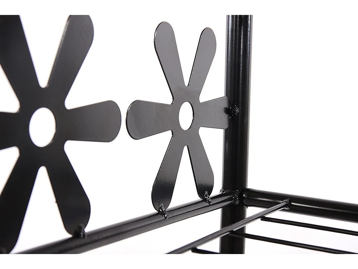 Schoenenrek Bern,  4 planken, hoogte 90 cm
