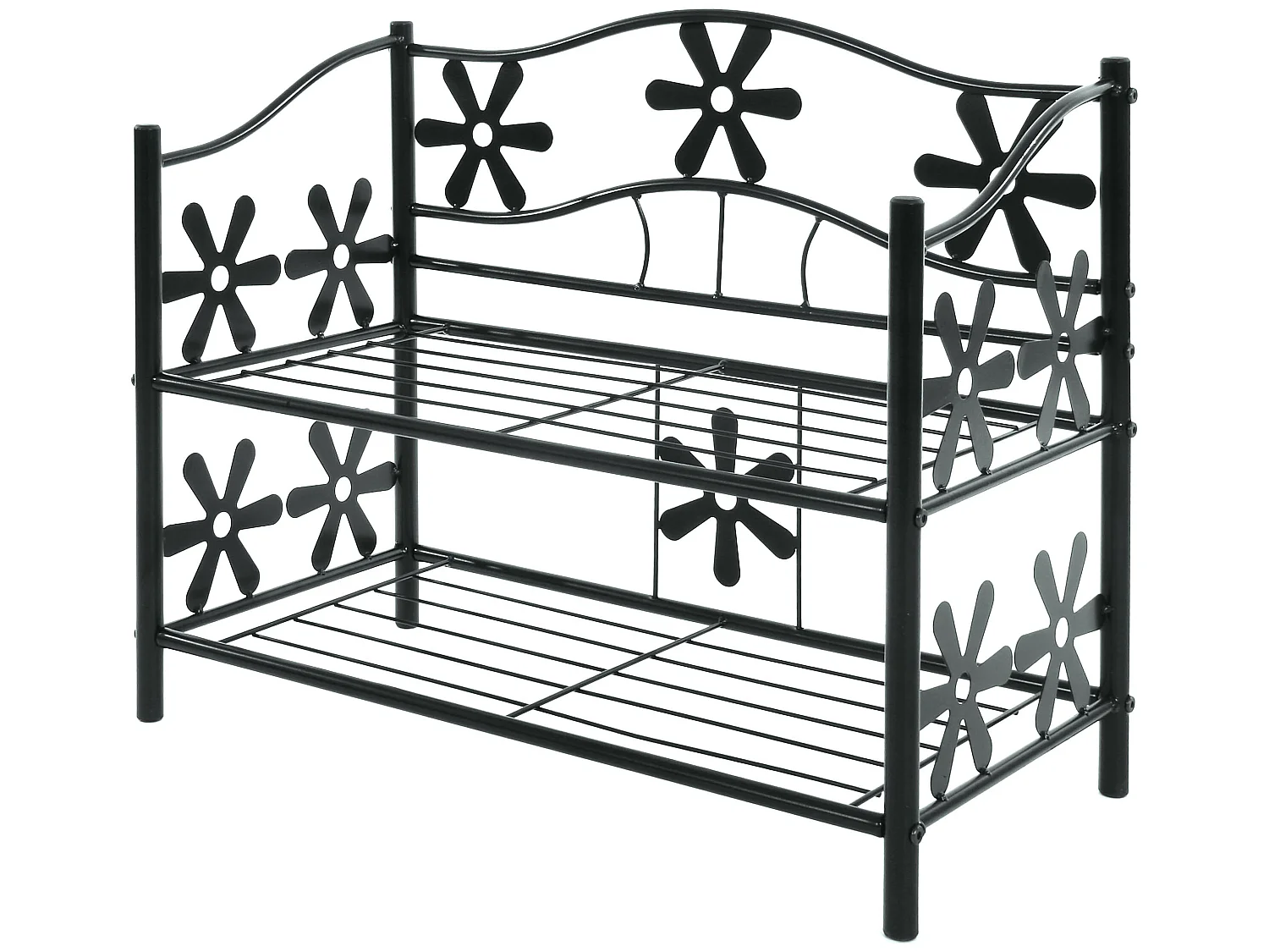 Étagère à chaussures Bern,  2 tablettes, H=50cm