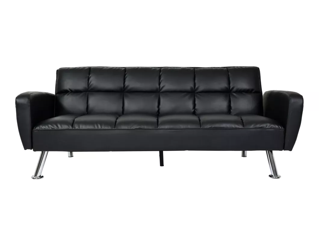 Kauf Unique Sofa MCW-K19, Kunstleder schwarz