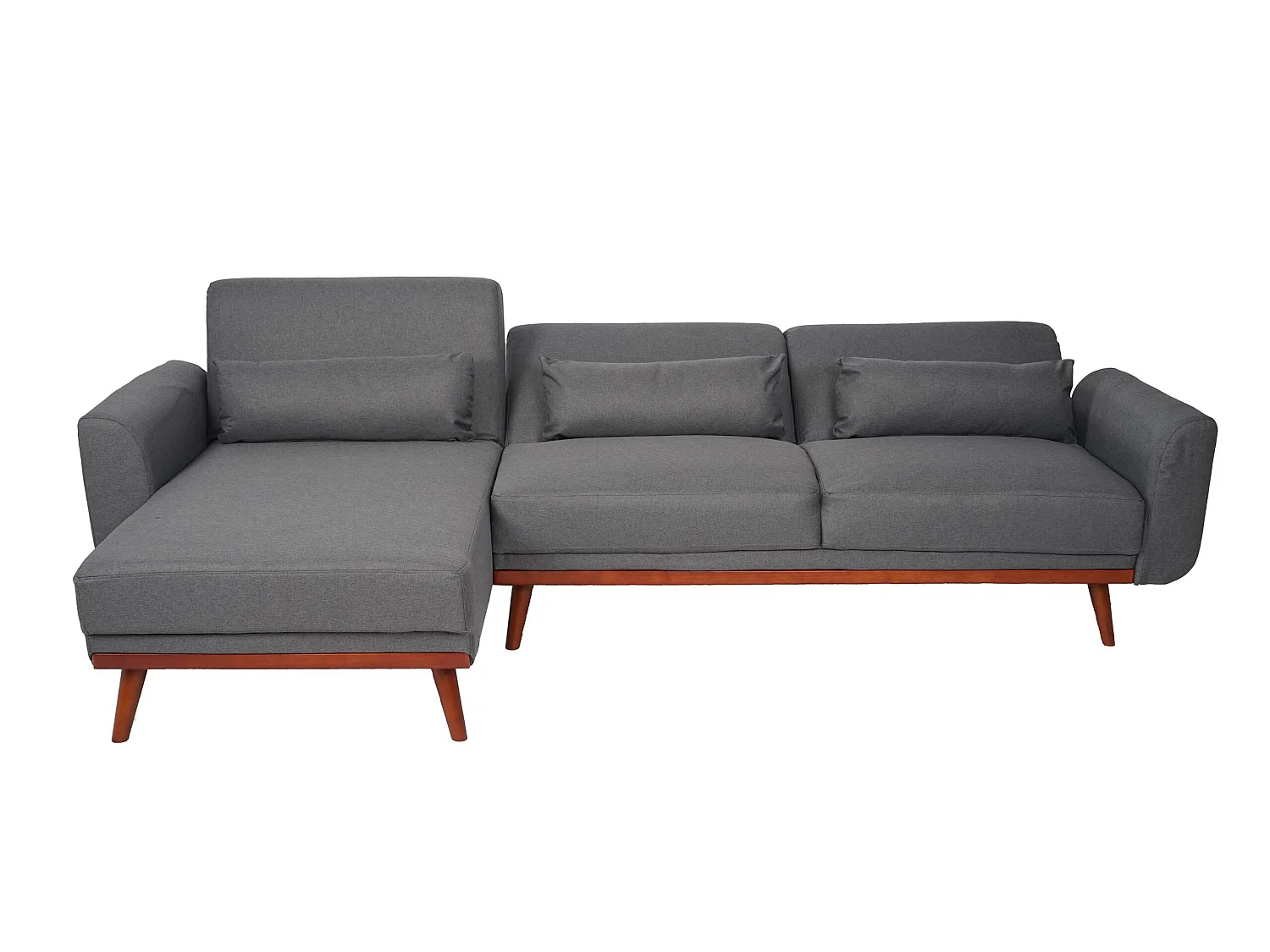 Sofa MCW-J20,  antraciet-grijs