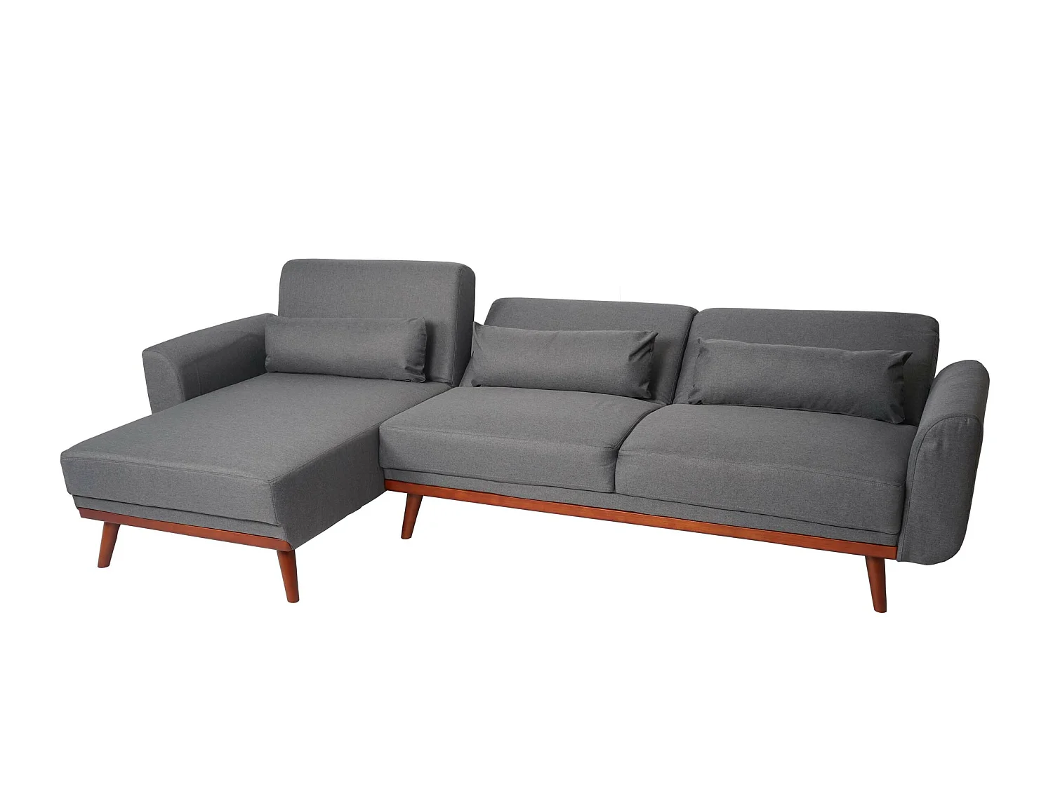 Sofa MCW-J20,  antraciet-grijs