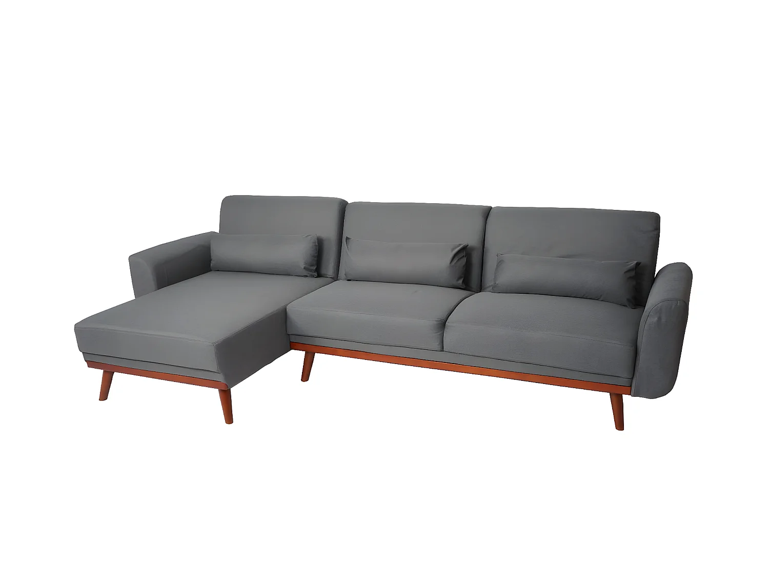 Sofa MCW-J20,  antraciet-grijs