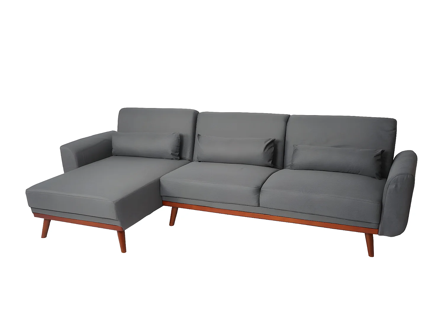 Sofa MCW-J20, Anthrazit-grau