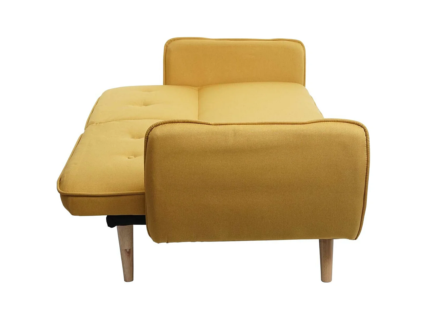 Sofa rozkładana MCW-J18,  żółty