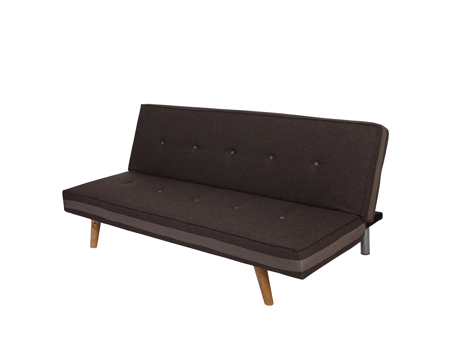 3er-Sofa  Ninove, Textil, braun