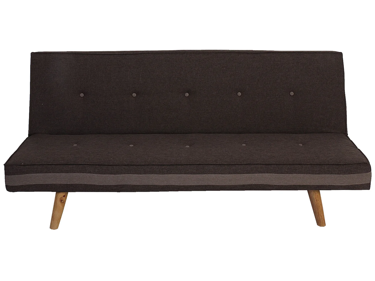 3er-Sofa  Ninove, Textil, braun