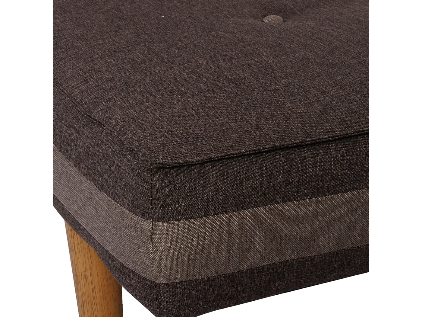 3er-Sofa  Ninove, Textil, braun