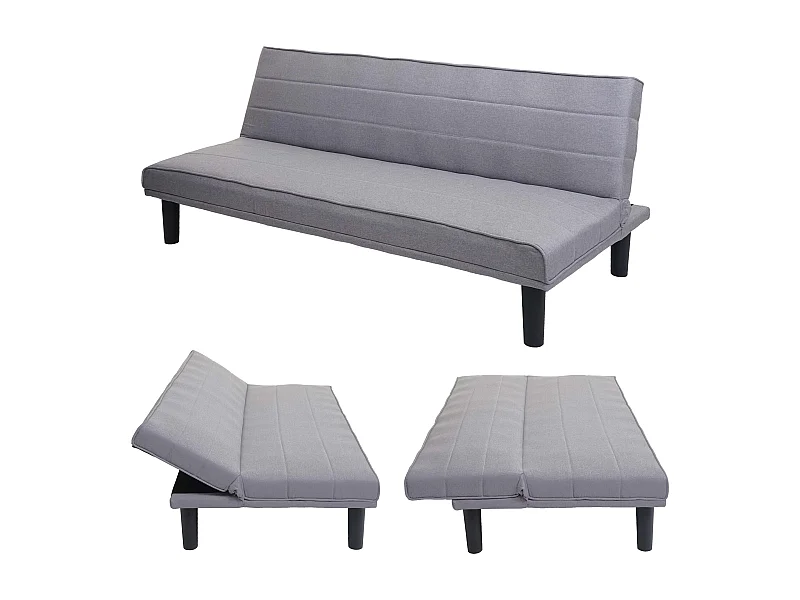 Sofa rozkładana MCW-J17,  szary
