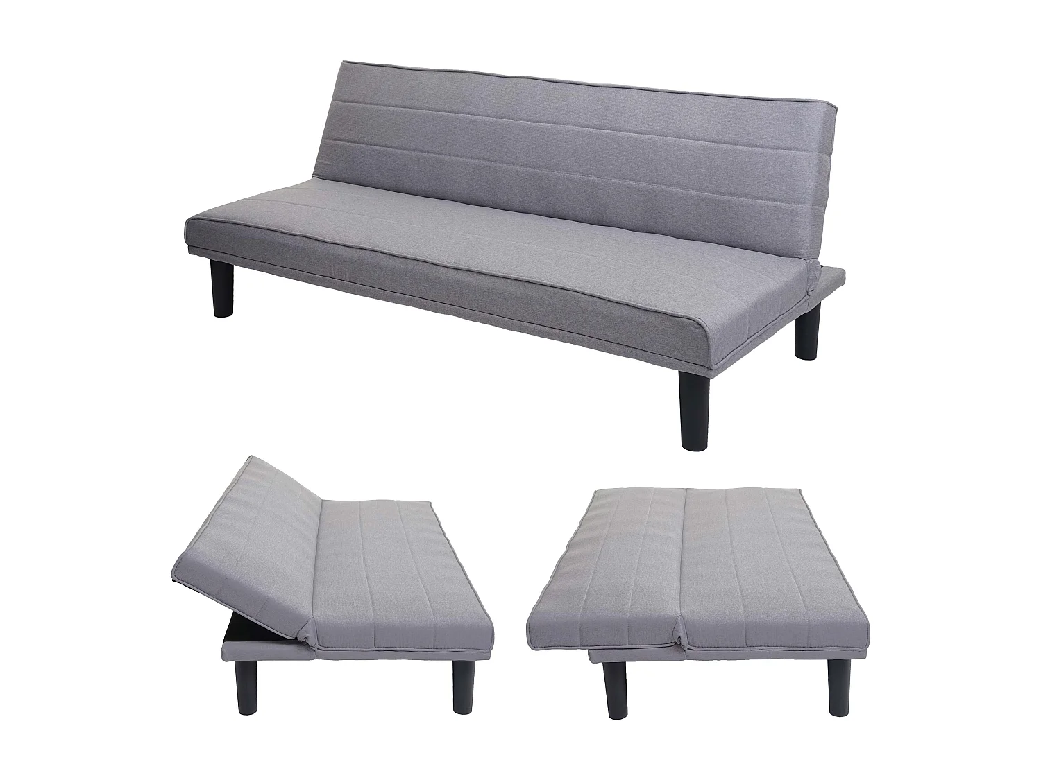 Schlafsofa MCW-J17, Grau