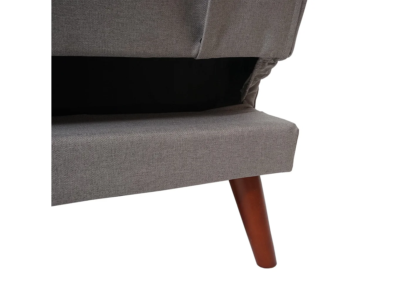 Sofa MCW-J20, Couch Ecksofa, L-Form 3-Sitzer Liegefläche Schlaffunktion Stoff/Textil 280cm, grau